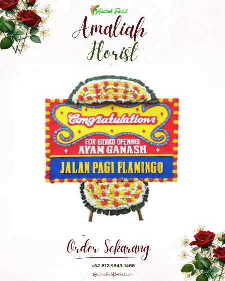 Sewa Papan Bunga Centini